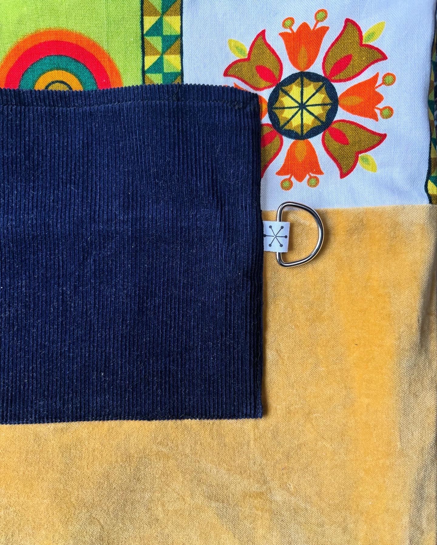 Vintage cotton tote bag