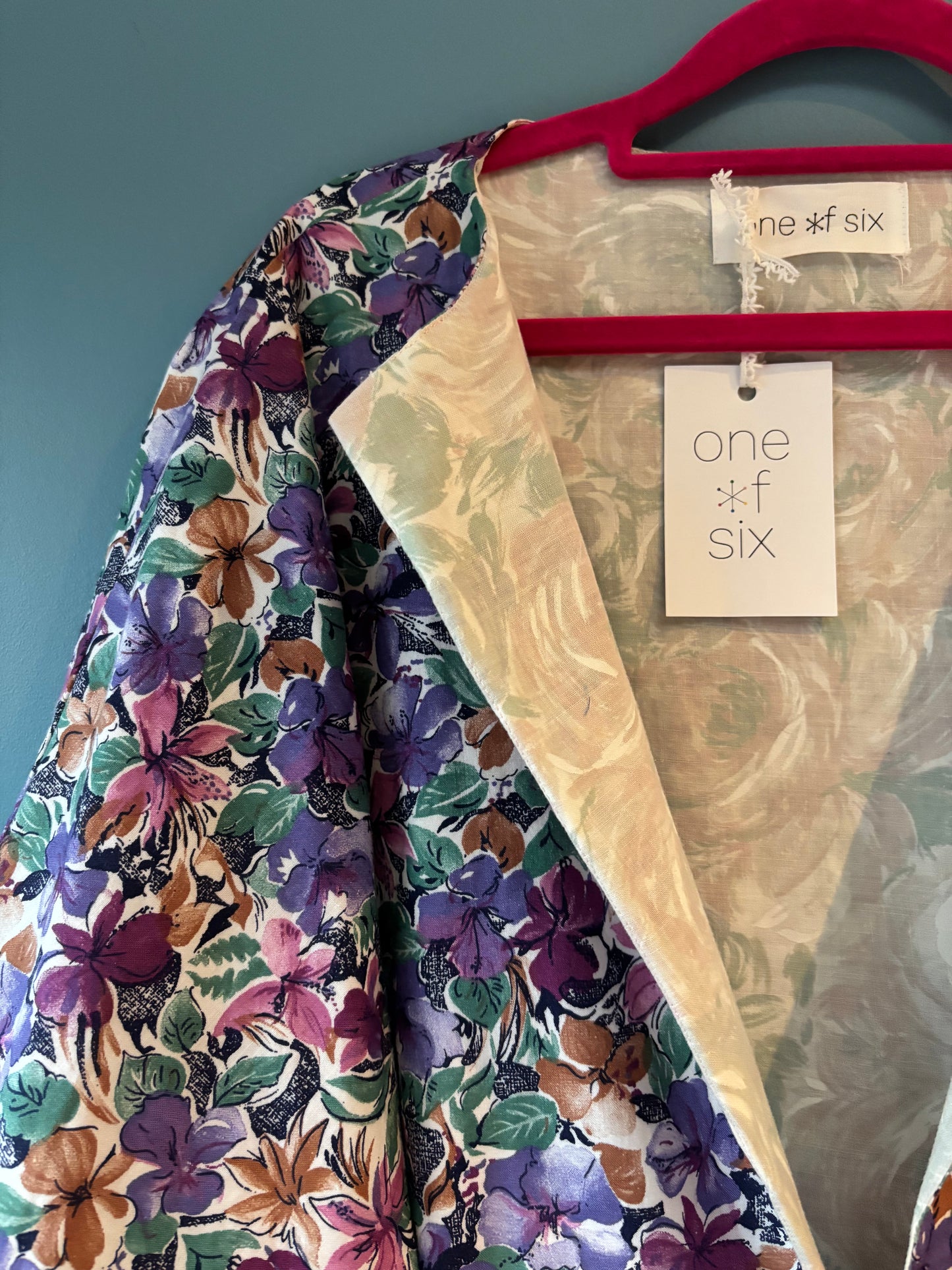 Vintage cotton cropped jacket