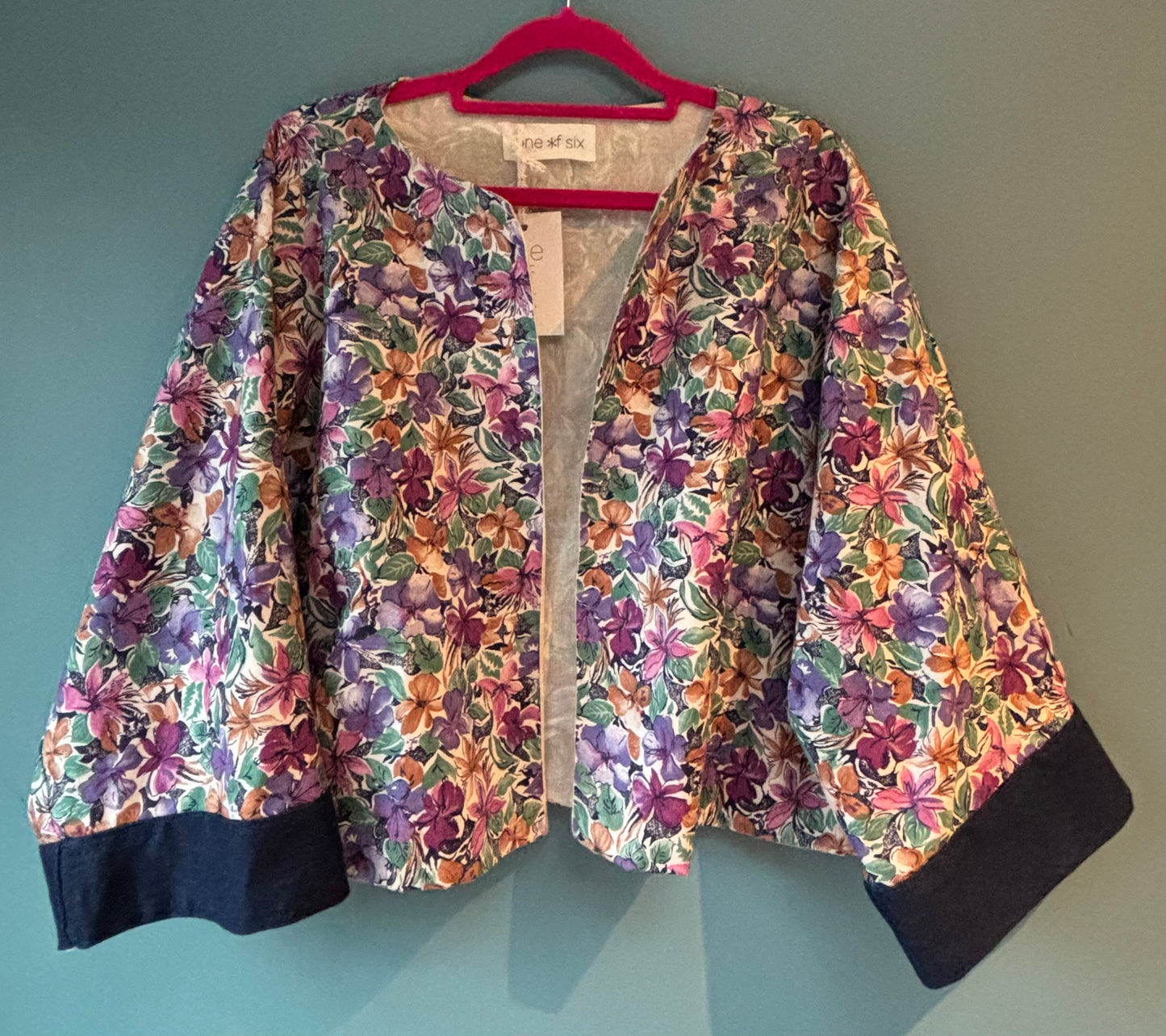 Vintage cotton cropped jacket
