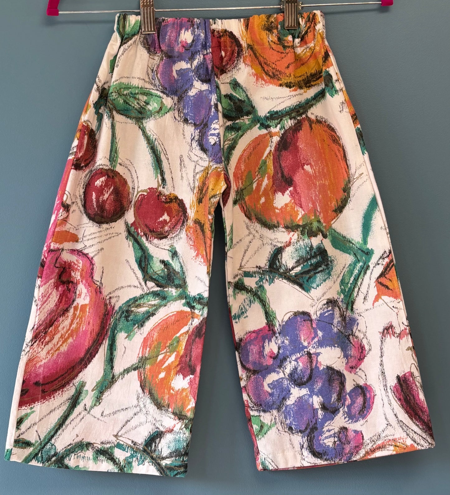 Vintage cotton wide leg trousers