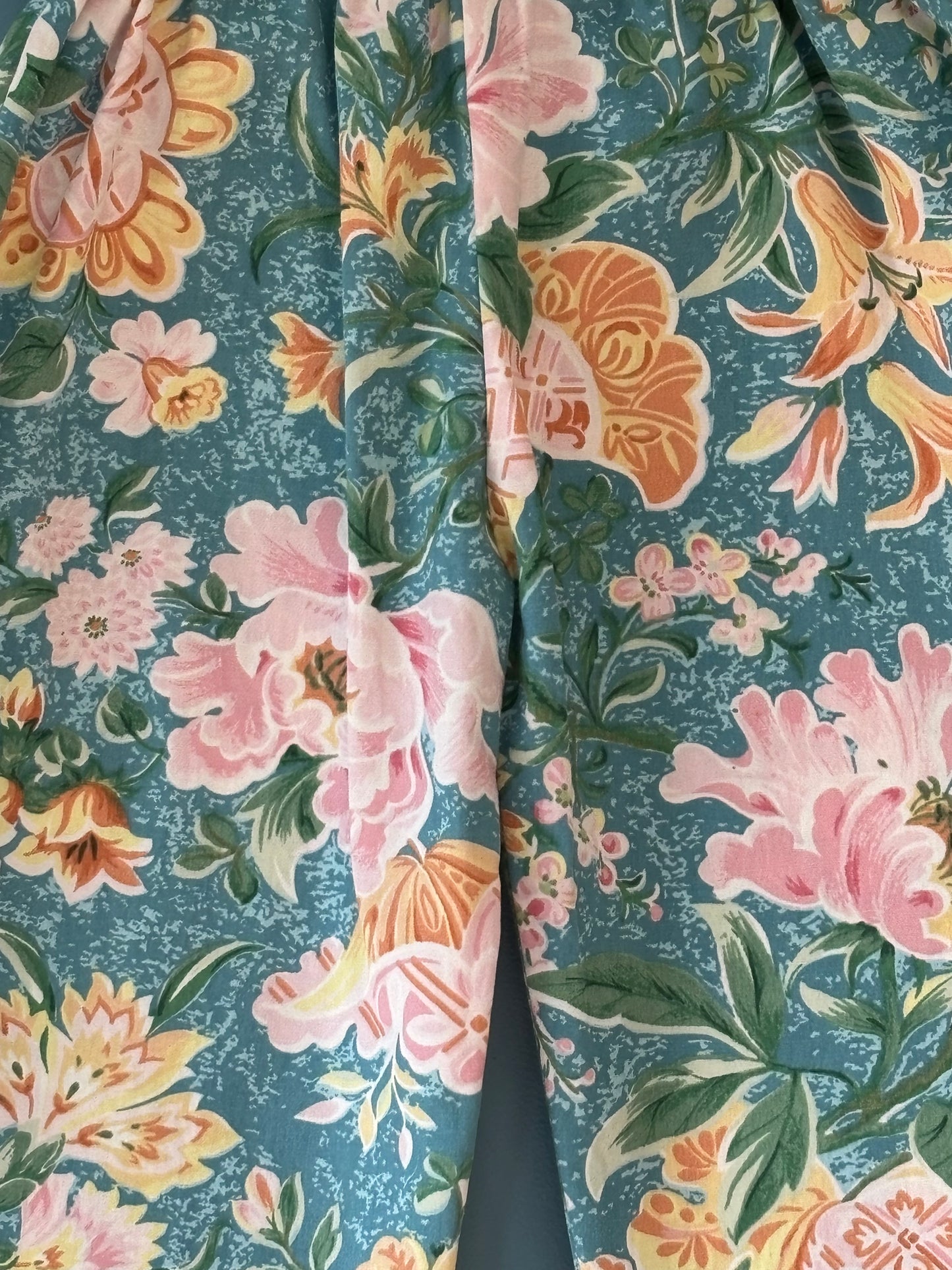 Vintage cotton wide leg trousers