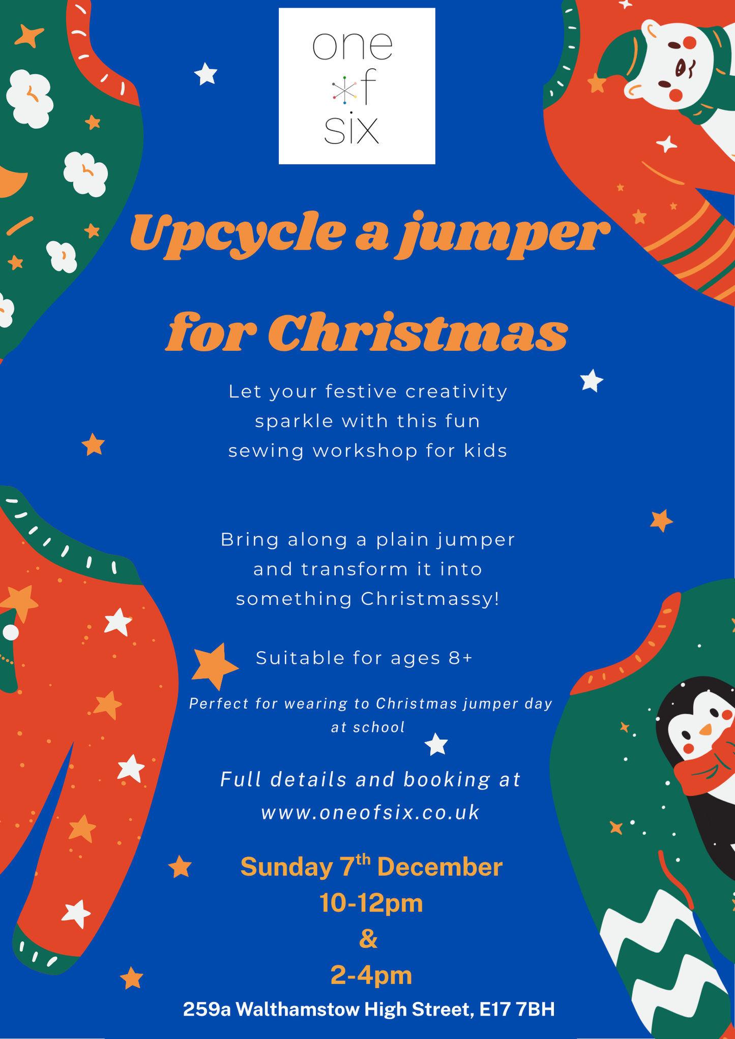 Upcycle a jumper for Christmas!