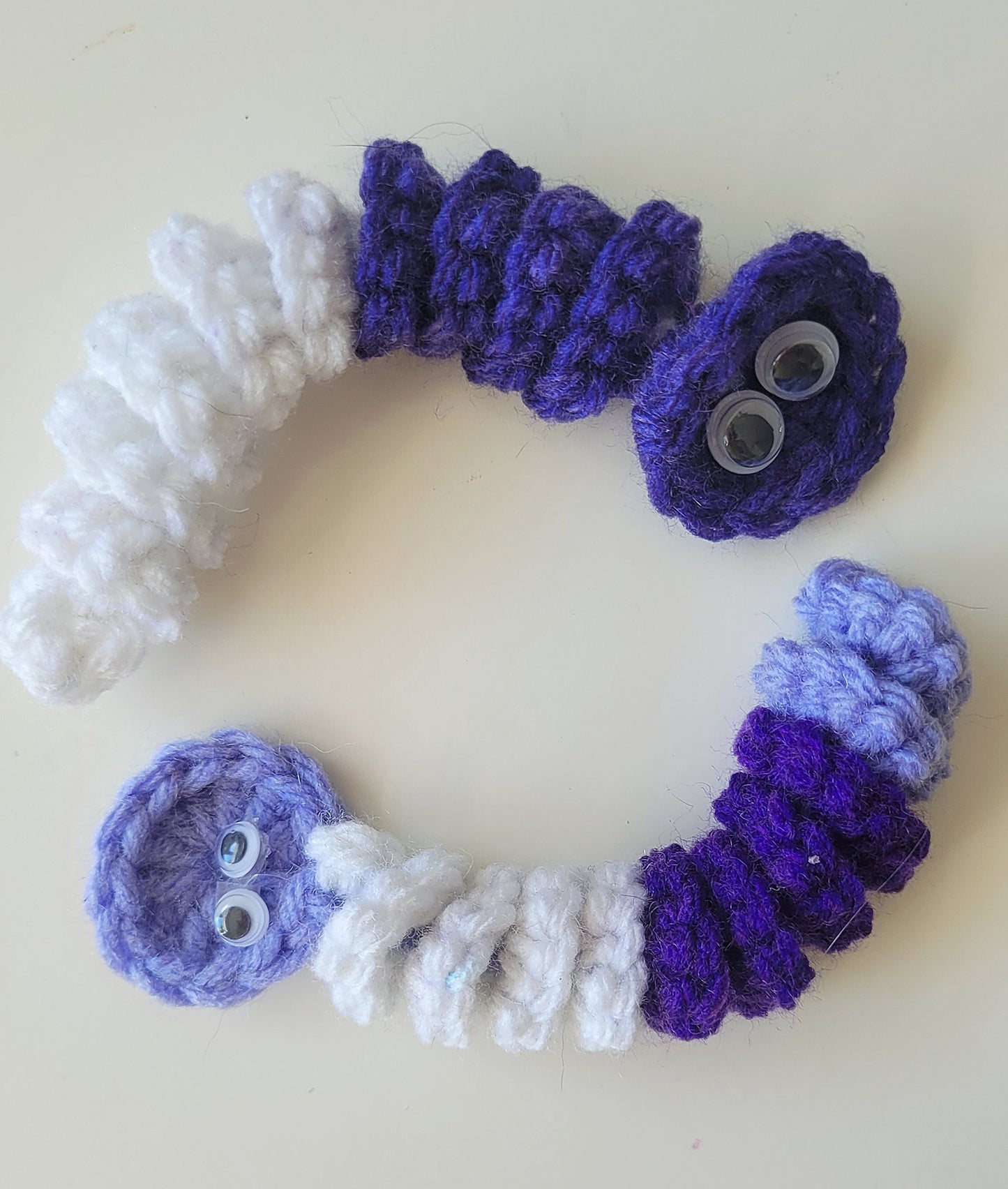 Fabric printing and crochet in Half-Term