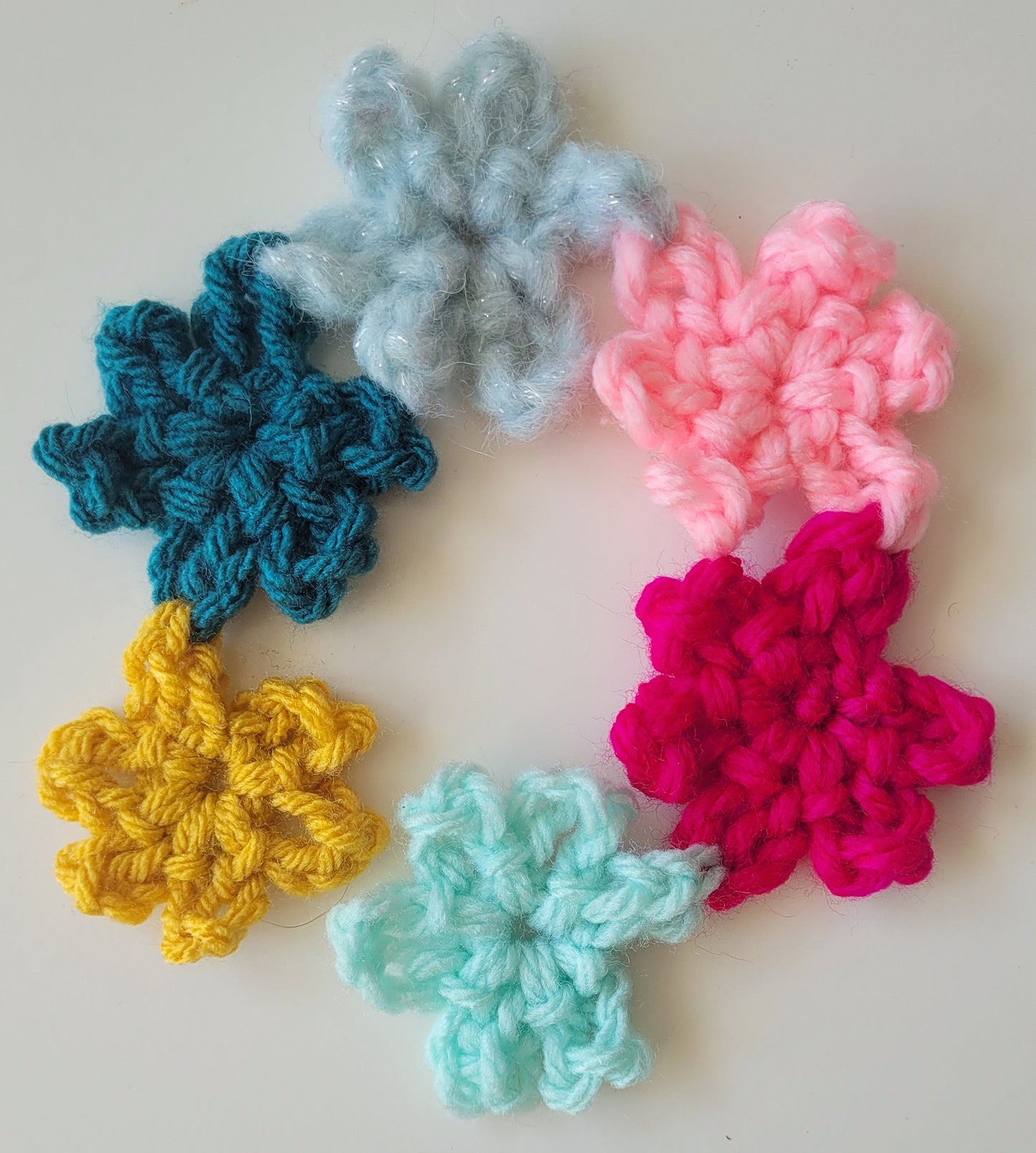 Fabric printing and crochet in Half-Term