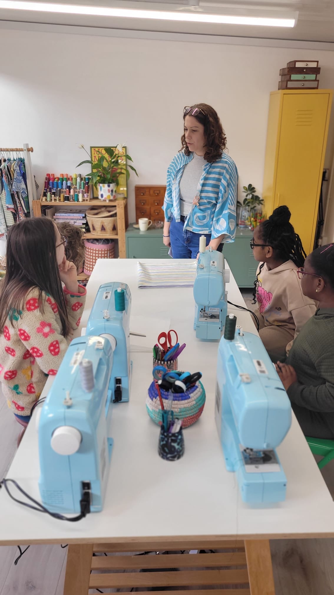Tote bag sewing workshop
