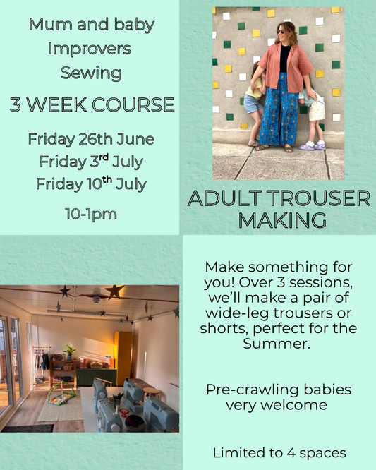 Wide-leg trousers workshop - 3 week course