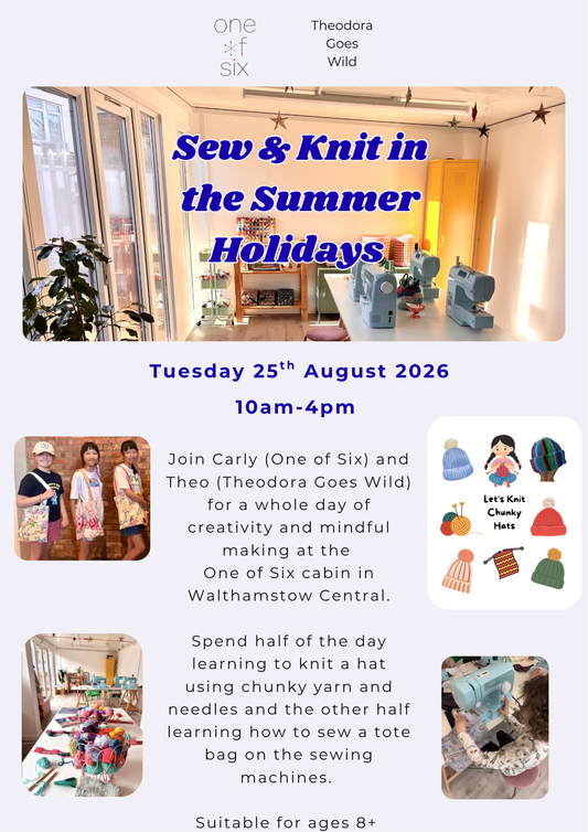 Sew and Knit in the Summer Holidays